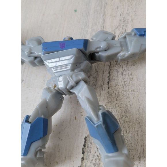 McDonald's Transformer gray robot 2013 Hasbro toy figure - Picture 3 of 5